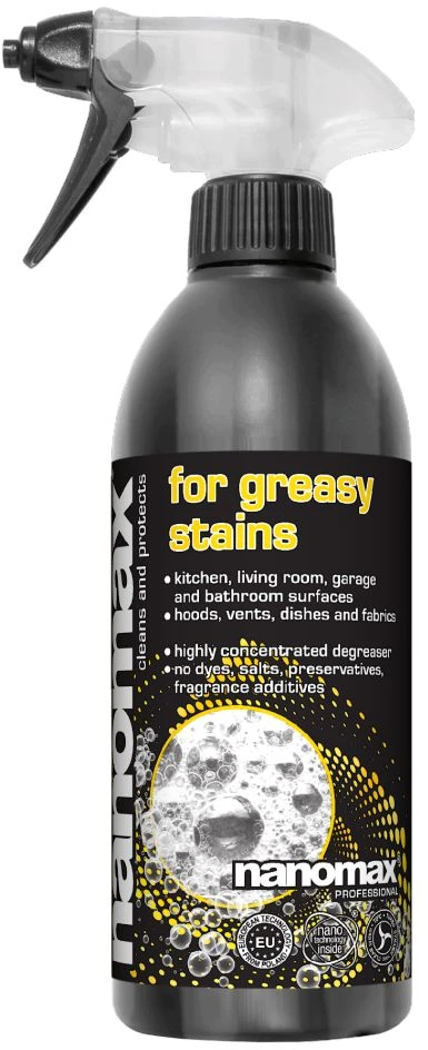 Purškiamas riebalų ir nešvarumų valiklis NANOMAX PRO, 500 ml