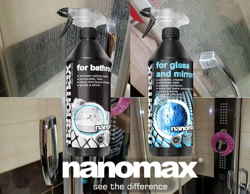 Purškiamas vonios ir sanitarinių patalpų valiklis NANOMAX PRO, 500 ml