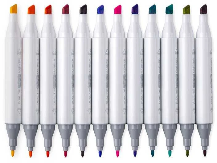 Purškiami tekstiliniai flomasteriai AIRBRUSH TEXTIL, Jolly, 12 sp.
