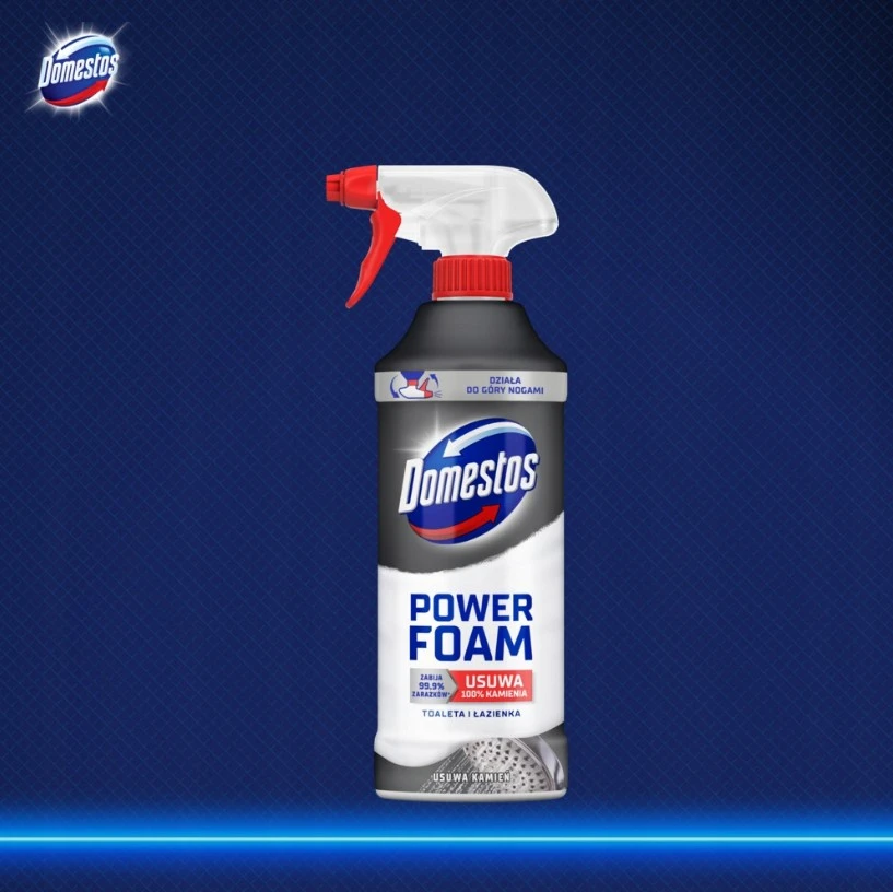 Purškiamos WC putos DOMESTOS Power Foam Zero Lime, 435 ml
