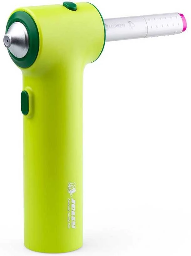 Purškiamų tekstilinių flomasterių rinkinys AIRBRUSH TEXTIL SET, Jolly