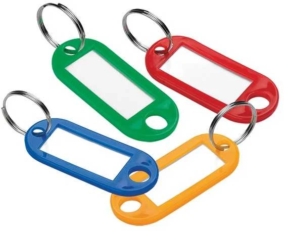 Raktų pakabukas FOROFIS, 50x22mm, plastikinis, įvairių sp.