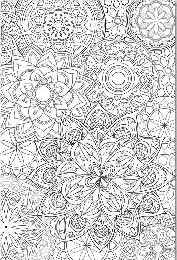 Sąsiuvinis MANDALAS, A5, langeliais, 96 lapai, 70gsm