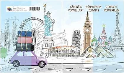 Sąsiuvinis-žodynėlis, A5, linija, 36 lapai, 70gsm, 2 skiltys