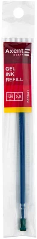Šerdelė geliniams rašikliams AXENT Delta, 0.5mm, 129mm, mėlynos sp.
