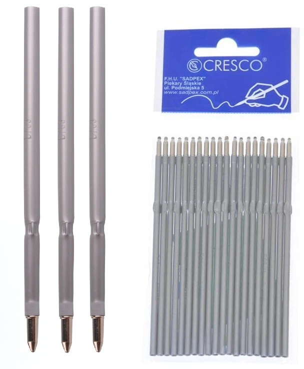 Šerdelė tušinukams X20, Cresco, 1.0 mm, mėlynos sp.
