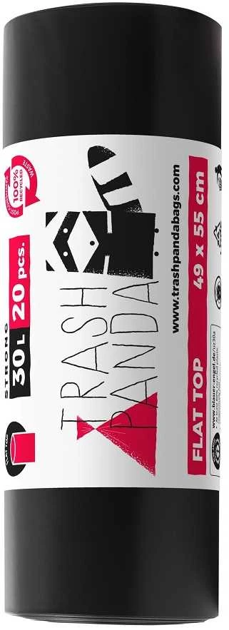 Šiukšlių maišai PLASTA, 30 L, 20 vnt., 25 mkr, LDPE, 50 x 49 cm, juodos sp.