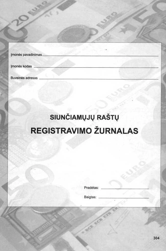 Technoinform Siunčiamų raštų žurnalas