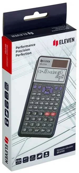 Skaičiuotuvas ELEVEN SR-270X, 417 funkcijų