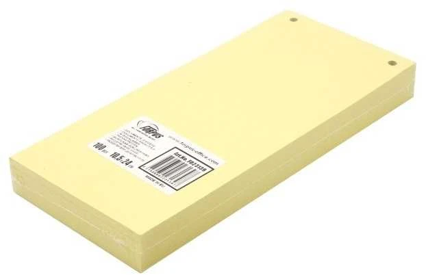 Skirtukai dokumentams FORPUS, 105x240mm, kartoniniai, 190gsm, 100vnt., geltonos sp.