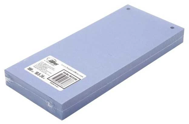 Skirtukai dokumentams FORPUS, 105x240mm, kartoniniai, 190gsm, 100vnt., mėlynos sp.
