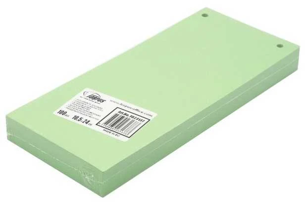 Skirtukai dokumentams FORPUS, 105x240mm, kartoniniai, 190gsm, 100vnt., žalios sp.