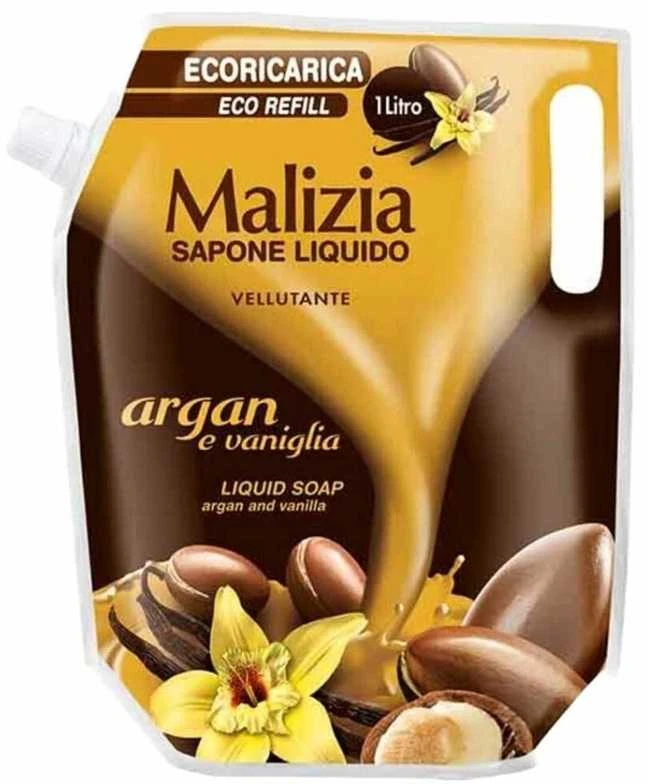 MALIZIA ARGAN & VANILLA skystasis muilas, 1000 mll