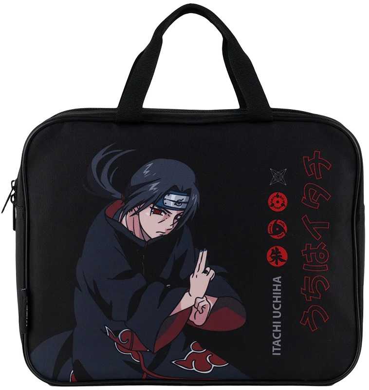 Tekstilinė rankinė su užtrauktuku Naruto, Kite, 340x270x70mm