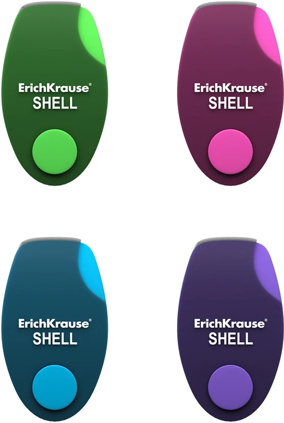 Trintukas SHELL, ErichKrause, 59x33x14mm, su dėkliuku