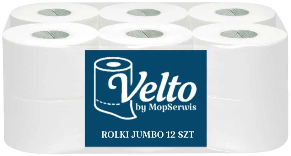 Tualetinis popierius VELTO Jumbo, rulone, 130 m, 2 sl., celiuliozė
