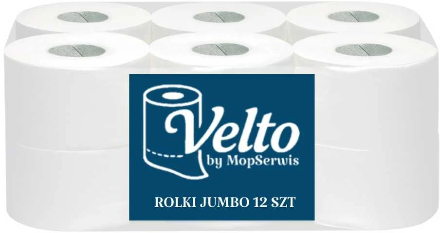 Tualetinis popierius VELTO Jumbo, rulone, 100 m, 2 sl., celiuliozė