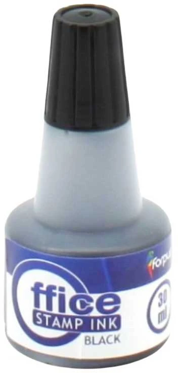 Tušas antspaudams FORPUS, 30ml, juodos sp.