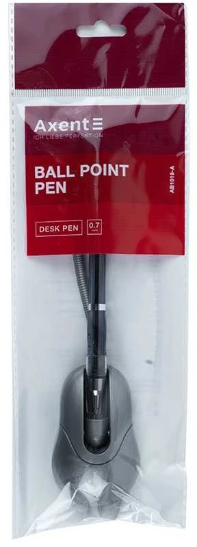 Tušinukas DESK PEN, Axent, su grandinėle, 0.7mm, mėlynos sp.