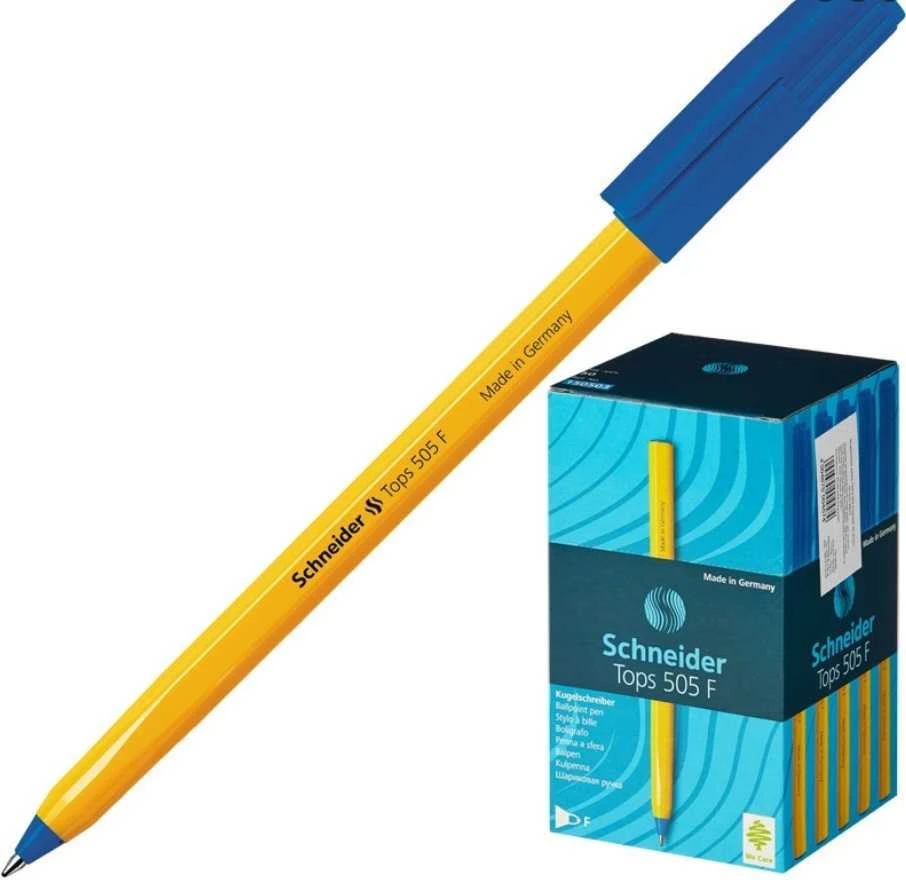 Schneder Tušinukas TOPS 505 F, Schneider, 0.4mm, mėlynos sp.