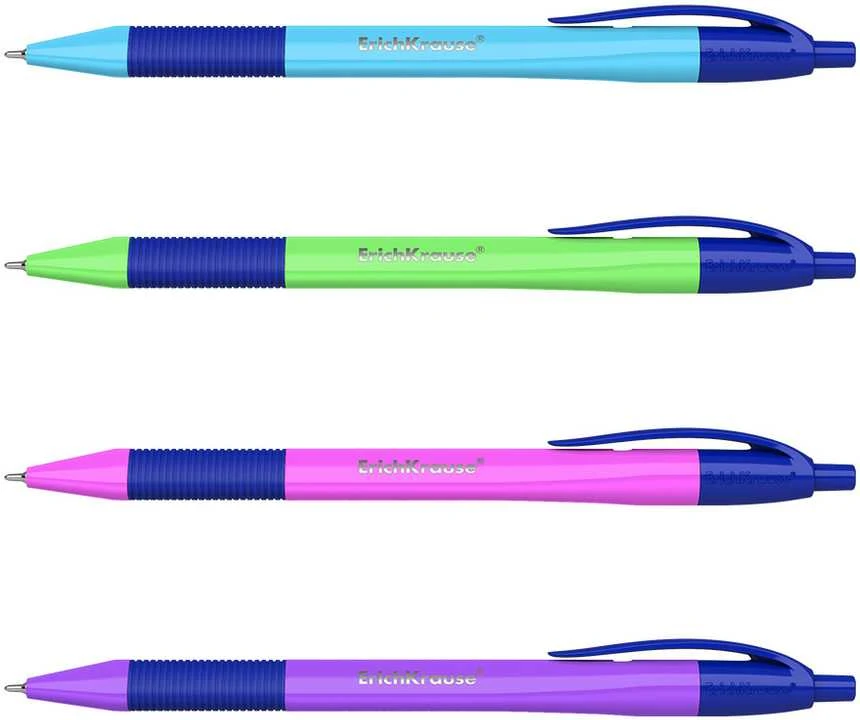 Ultra glide automatinis tušinukas U-209 NEON MATIC&GRIP, ErichKrause, 1.0mm, mėlynos sp.