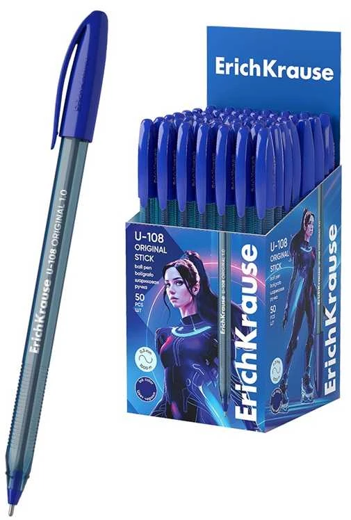 Ultra glide tušinukas U-108 ORIGINAL STICK, ErichKrause, 1.0mm, mėlynos sp.