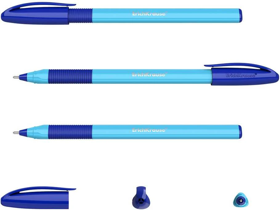 Ultra glide tušinukas U-109 NEON STICK&GRIP, ErichKrause, 1.0mm, mėlynos sp.