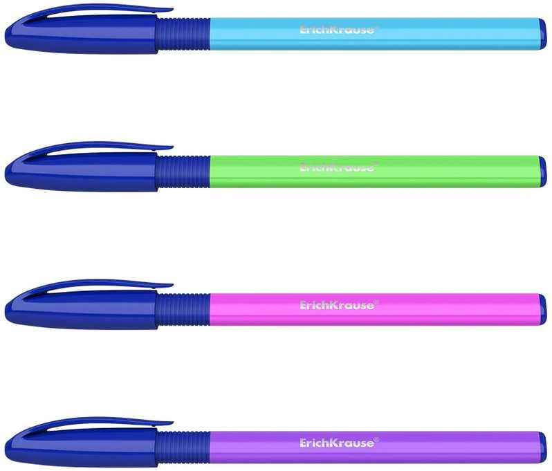 Ultra glide tušinukas U-109 NEON STICK&GRIP, ErichKrause, 1.0mm, mėlynos sp.