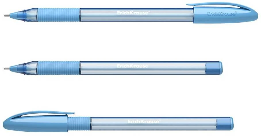 Ultra glide tušinukas U-109 SPRING STICK&GRIP, ErichKrause, 0.7mm, mėlynos sp.