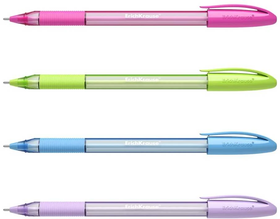 Ultra glide tušinukas U-109 SPRING STICK&GRIP, ErichKrause, 0.7mm, mėlynos sp.