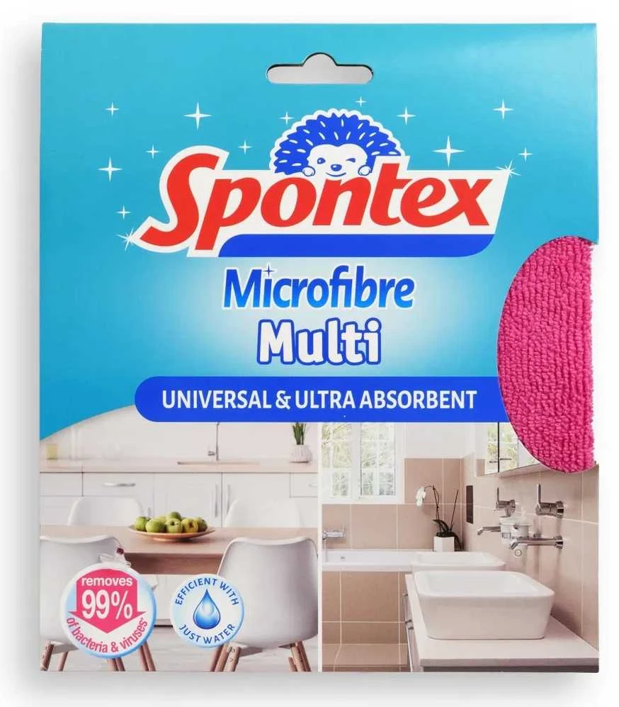Spontex Šluostė mikropluošto Multi 32x32cm
