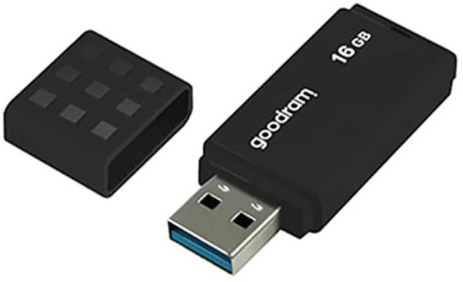 GOODRAM UME3-0160K0R11 GOODRAM atmintis USB UME3 16GB USB 3.0 Juodas