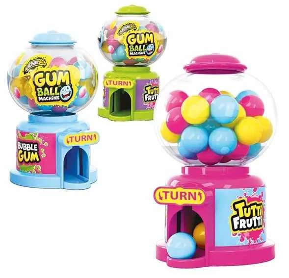Vaisių skonio kramtomoji guma JOHNY BEE Gum Ball Machine, 30 g