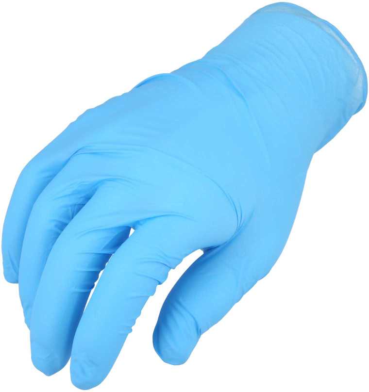 MERCATOR MEDICAL nitrylex® classic mėlynas Nitrilinės tyrimo ir apsauginės pirštinės (M dydžio, be pudros) - 100vnt/1dėžutė
