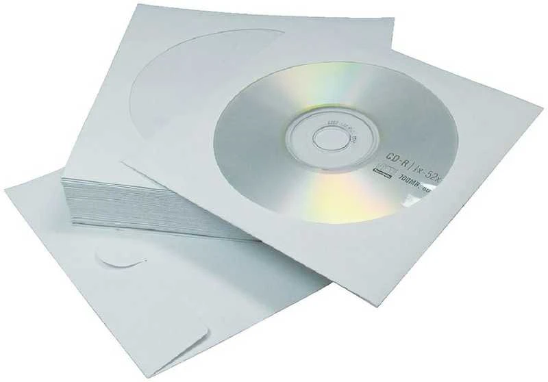 Platinet Popierinis CD įdėklas su langeliu (100 pak.)