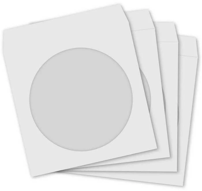 Platinet Popierinis CD įdėklas su langeliu (100 pak.)
