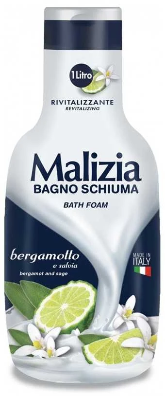 None Vonios putos MALIZIA Bergamot & Sage, 1000 ml