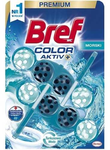WC valiklis-gaiviklis BREF Color Aktiv Ocean, 2x50g