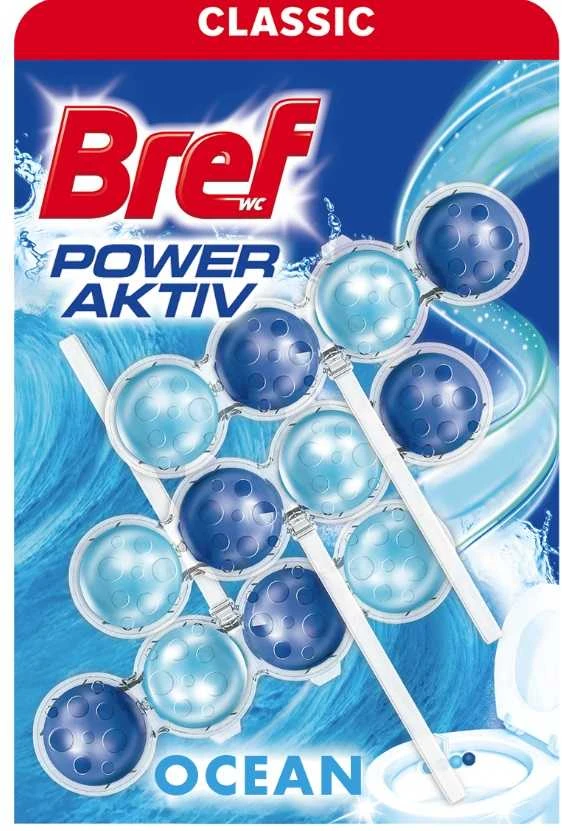 None WC valiklis-gaiviklis BREF Power Aktiv Ocean, 3x50g
