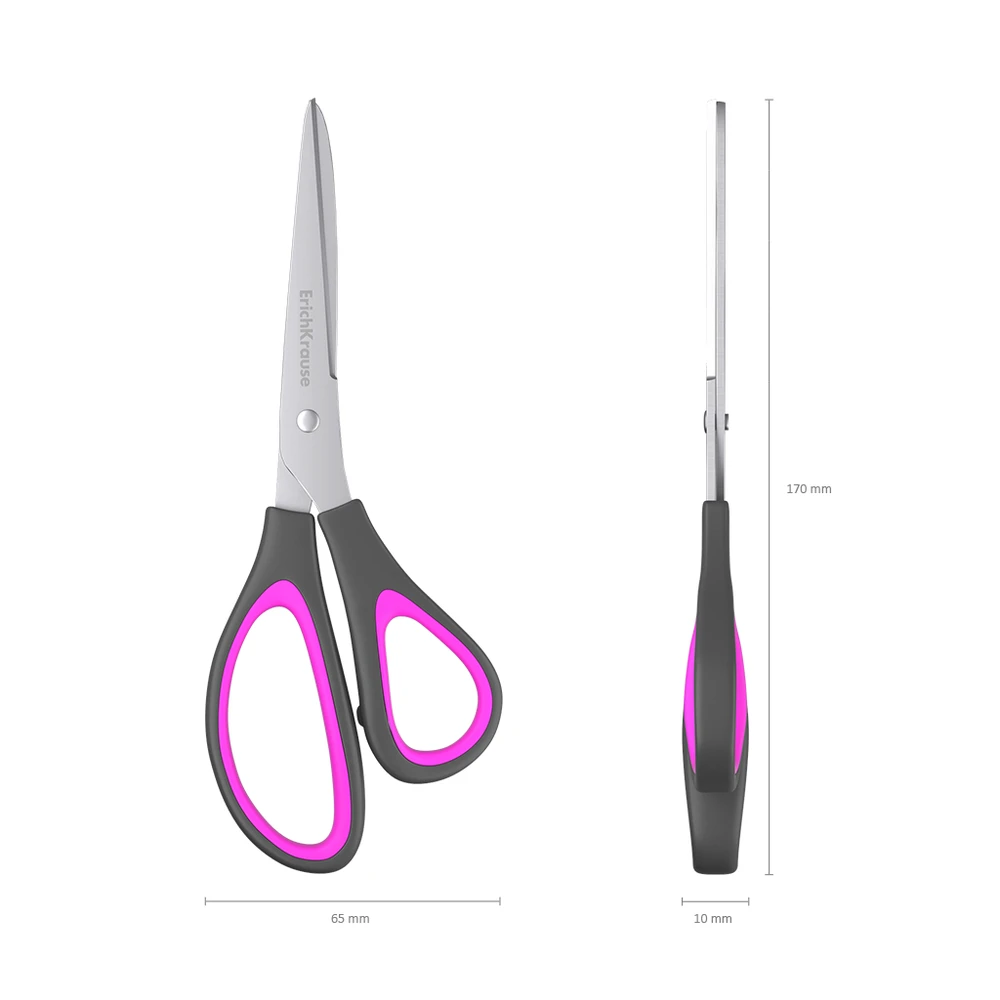 Žirklės EASY CUT+ ERGO, ErichKrause, 17cm