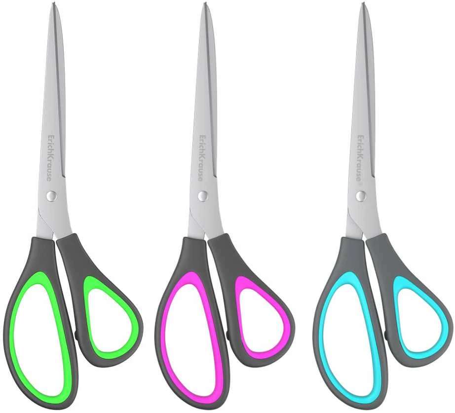 Žirklės EASY CUT+ ERGO, ErichKrause, 19cm