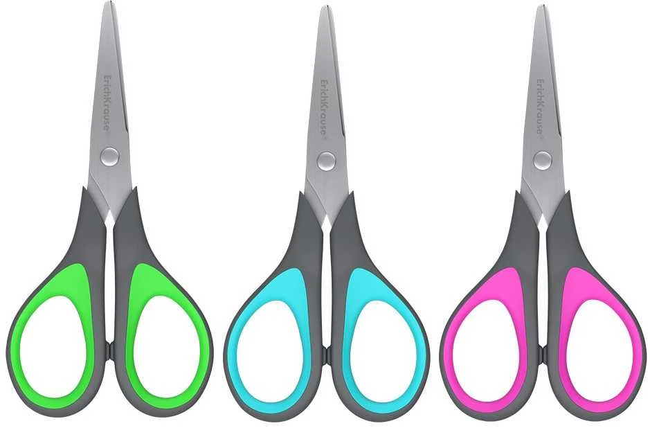 Žirklės EASY CUT+, ErichKrause, 15cm
