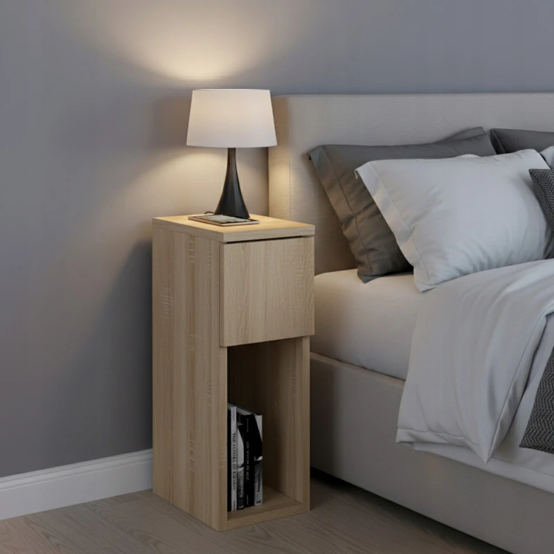 2-jų naktinių staliukų komplektas ComfortCove, rudas