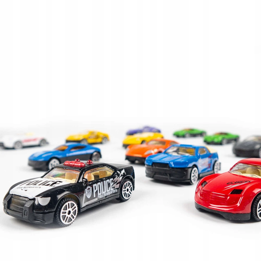 Little Ant 30 metalinių automobiliukų rinkinys su dėžute, 1:64 mastelis, vaikams nuo 3 metų