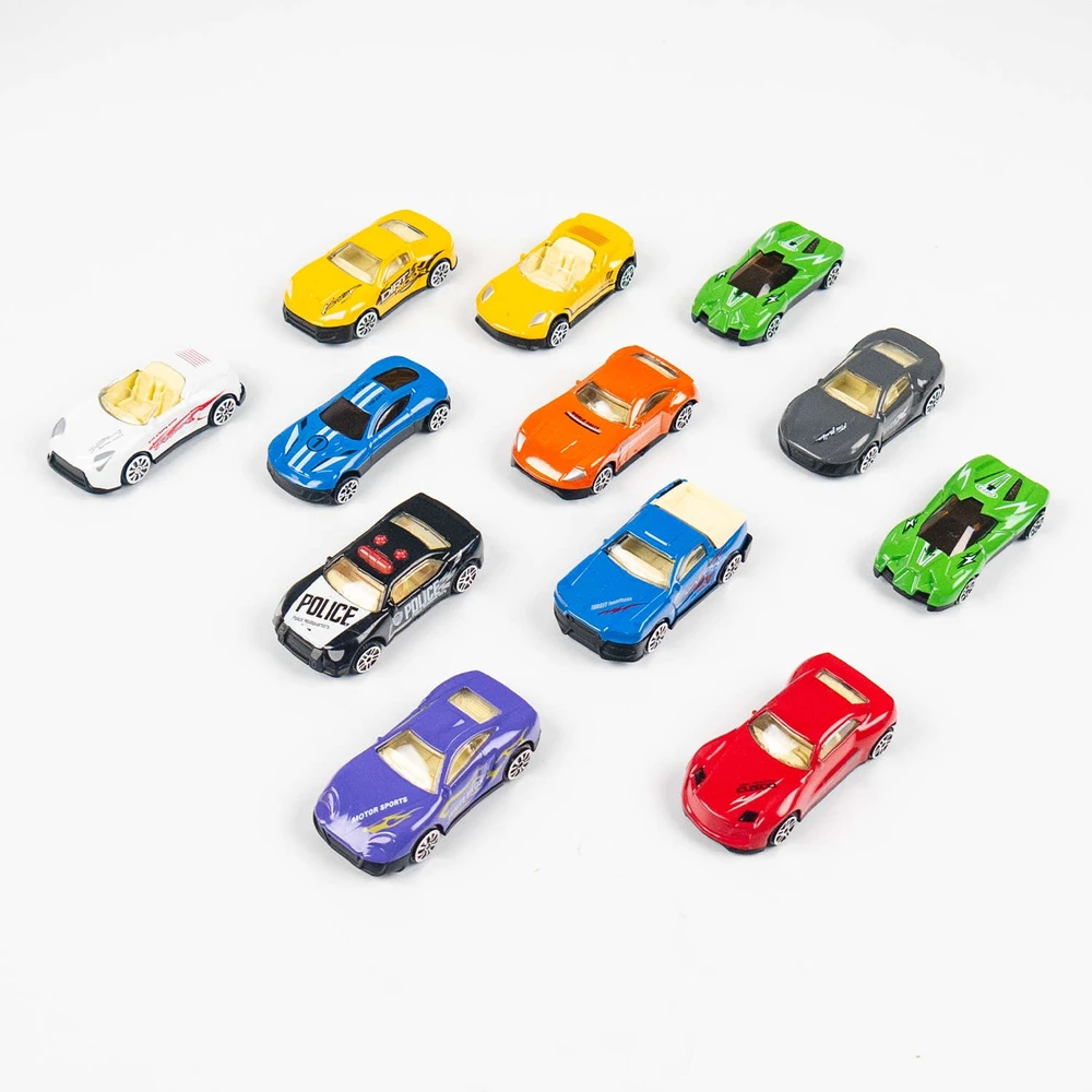 Little Ant 30 metalinių automobiliukų rinkinys su dėžute, 1:64 mastelis, vaikams nuo 3 metų