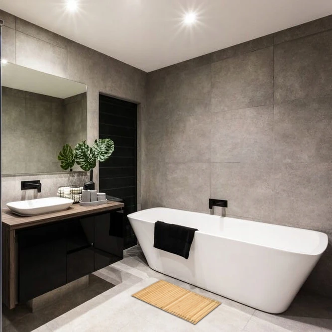 Bambukinis vonios kilimėlis, 40x60 cm