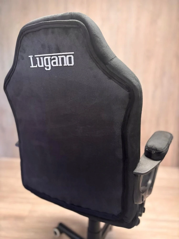 Biuro kėdė Lugano, juoda/rožinė
