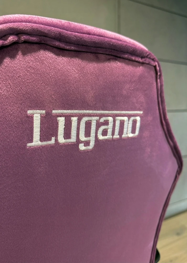 Biuro kėdė Lugano, violetinė/balta
