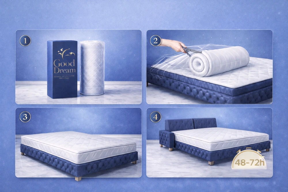 Čiužinys Good dream, 140x200 cm