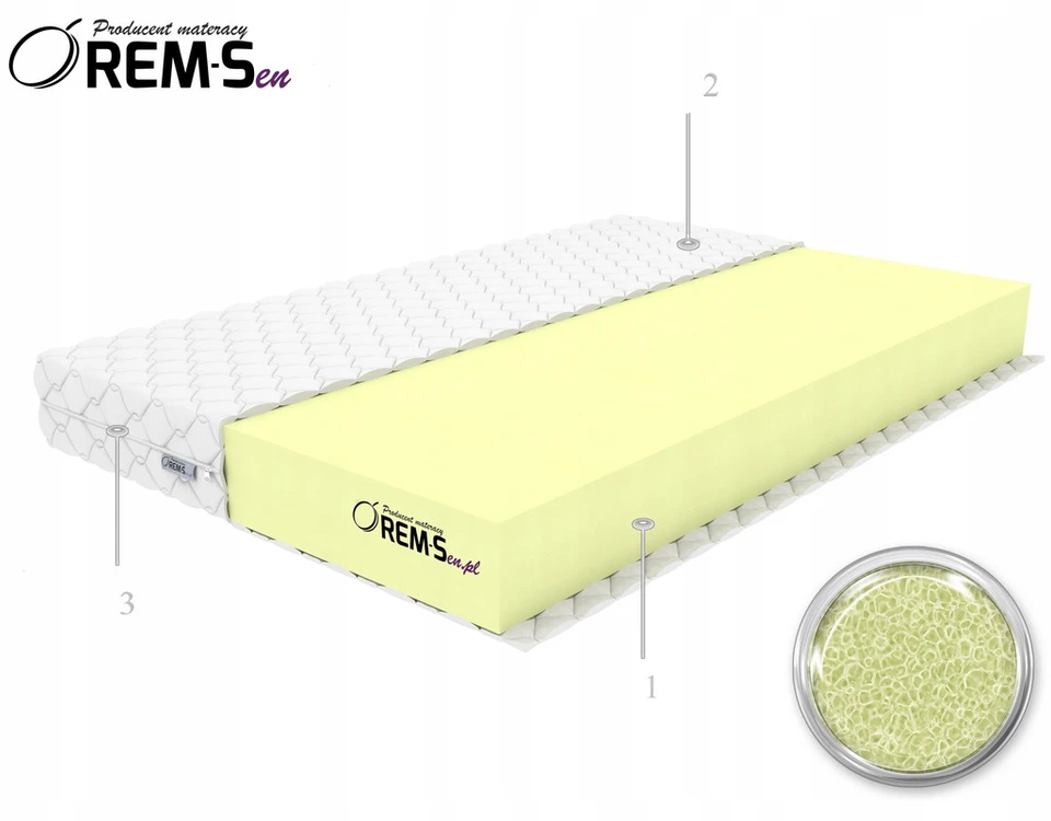 Čiužinys Rem-Sen, 140x200 cm